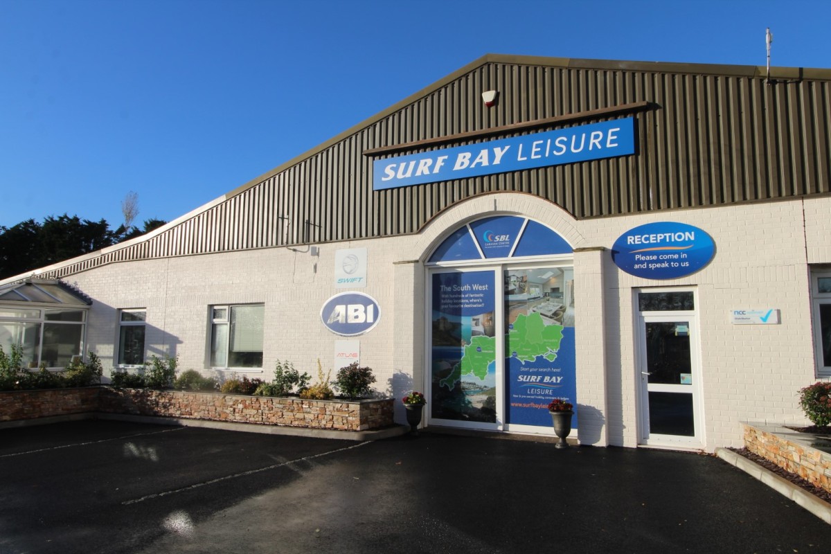 Photograph of sales centre at Winkleigh