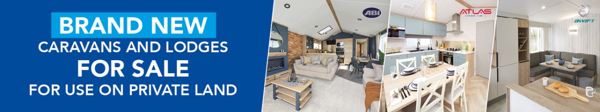 brnad new ABI Atlas and swift static caravans for sale