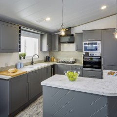 Mobile home kitchen