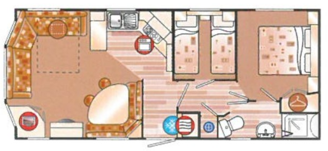 2009 Willerby Savoy floor plan