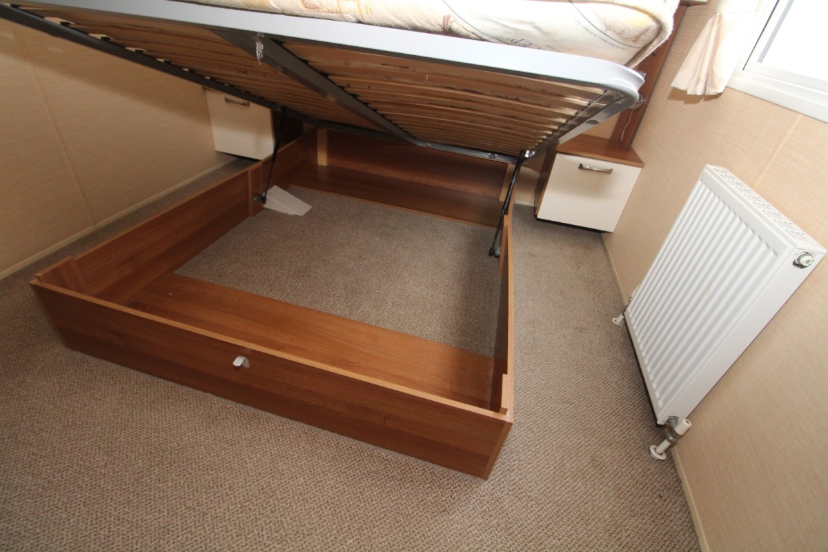 double bed with lift up bed