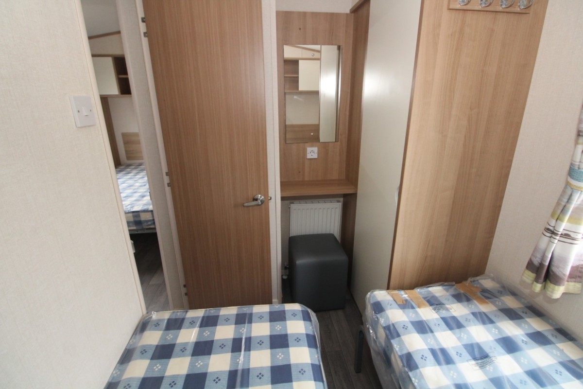 second view of twin bedroom