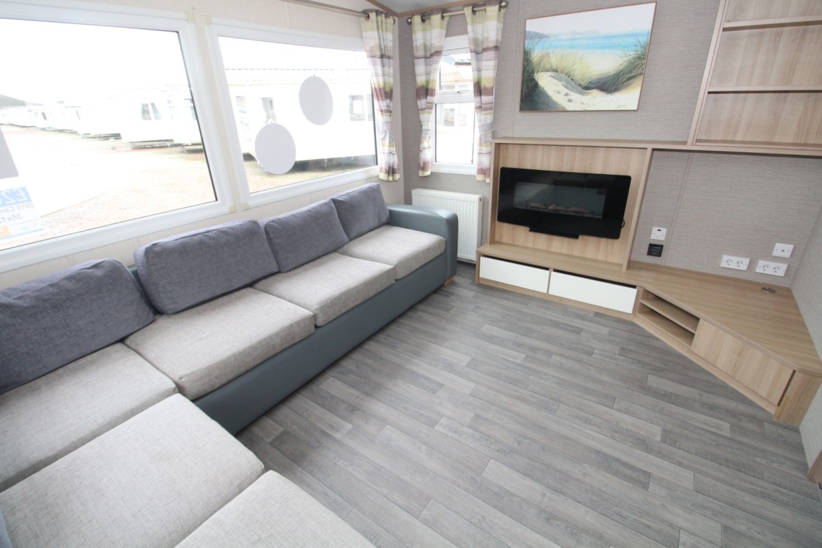 lounge area with fire in the 2015 Carnaby Cascade
