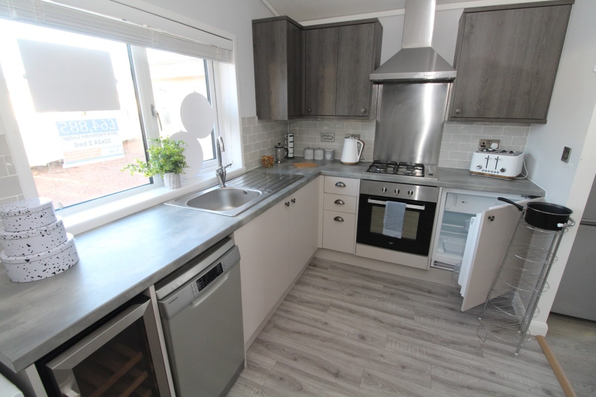 2019 Lodge kitchen area and appliances