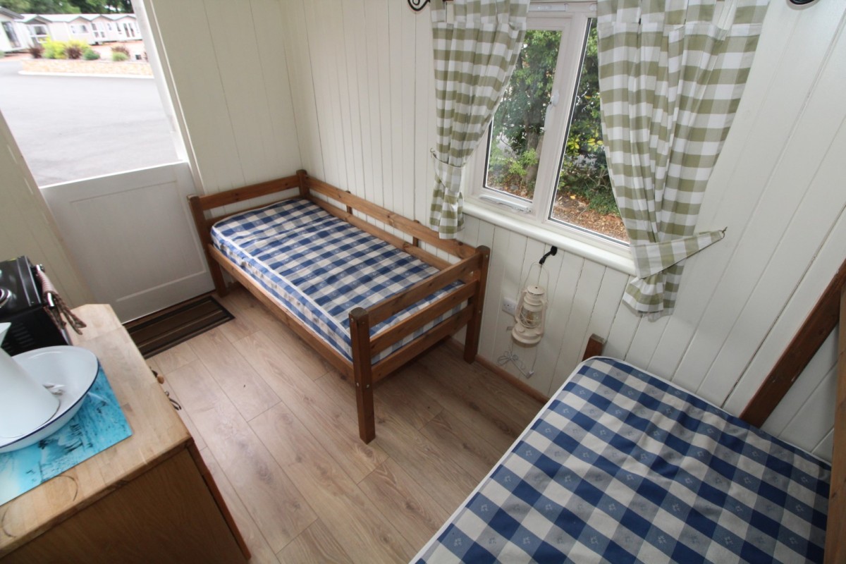 sofa in the Shepherds Hut