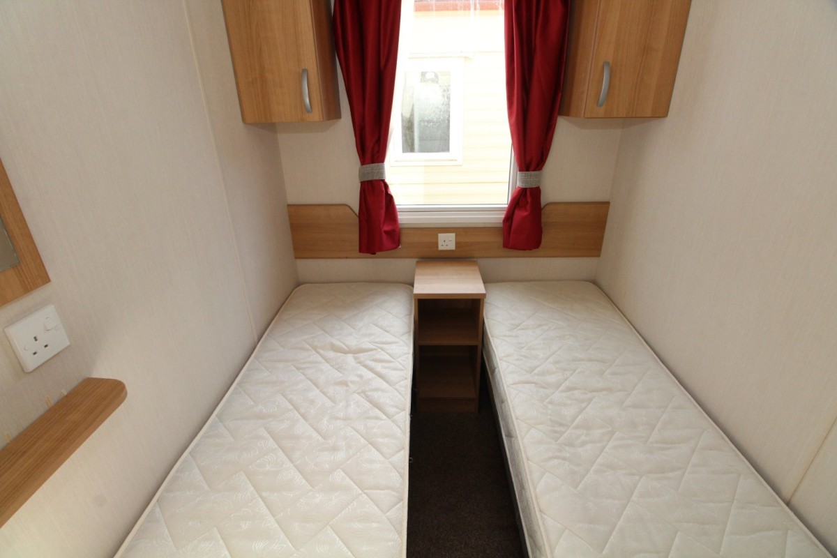 2015 Swift Loire twin bedroom