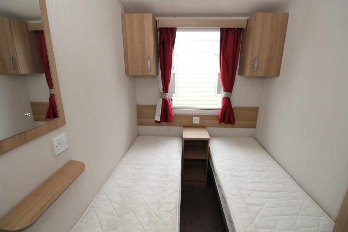 2015 Swift Loire twin bedroom