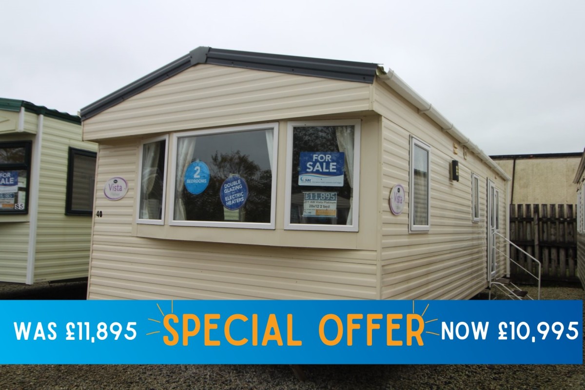 2011 Abi Vista Platinum used static caravan