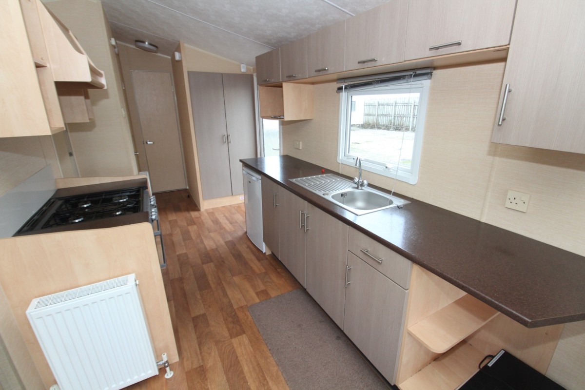 kitchen in the 2011 Willerby West