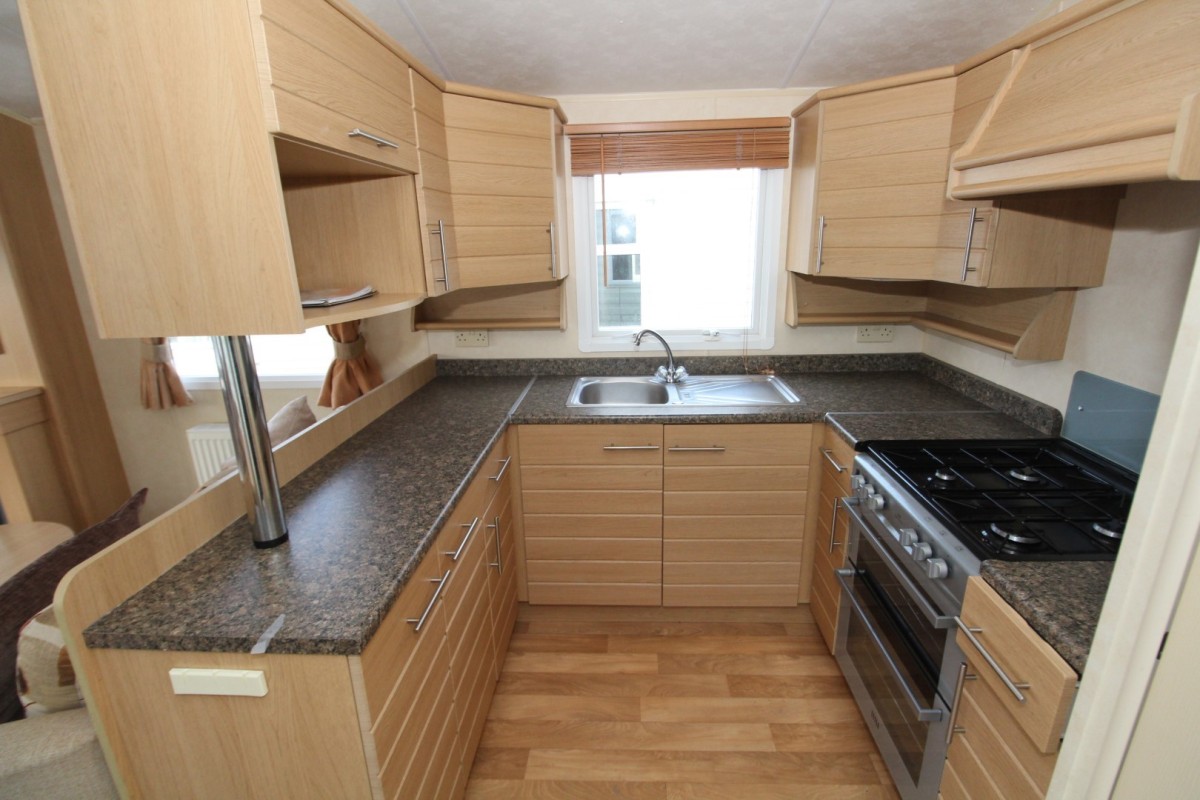 kitchen in the 2009 Willerby Salisbury