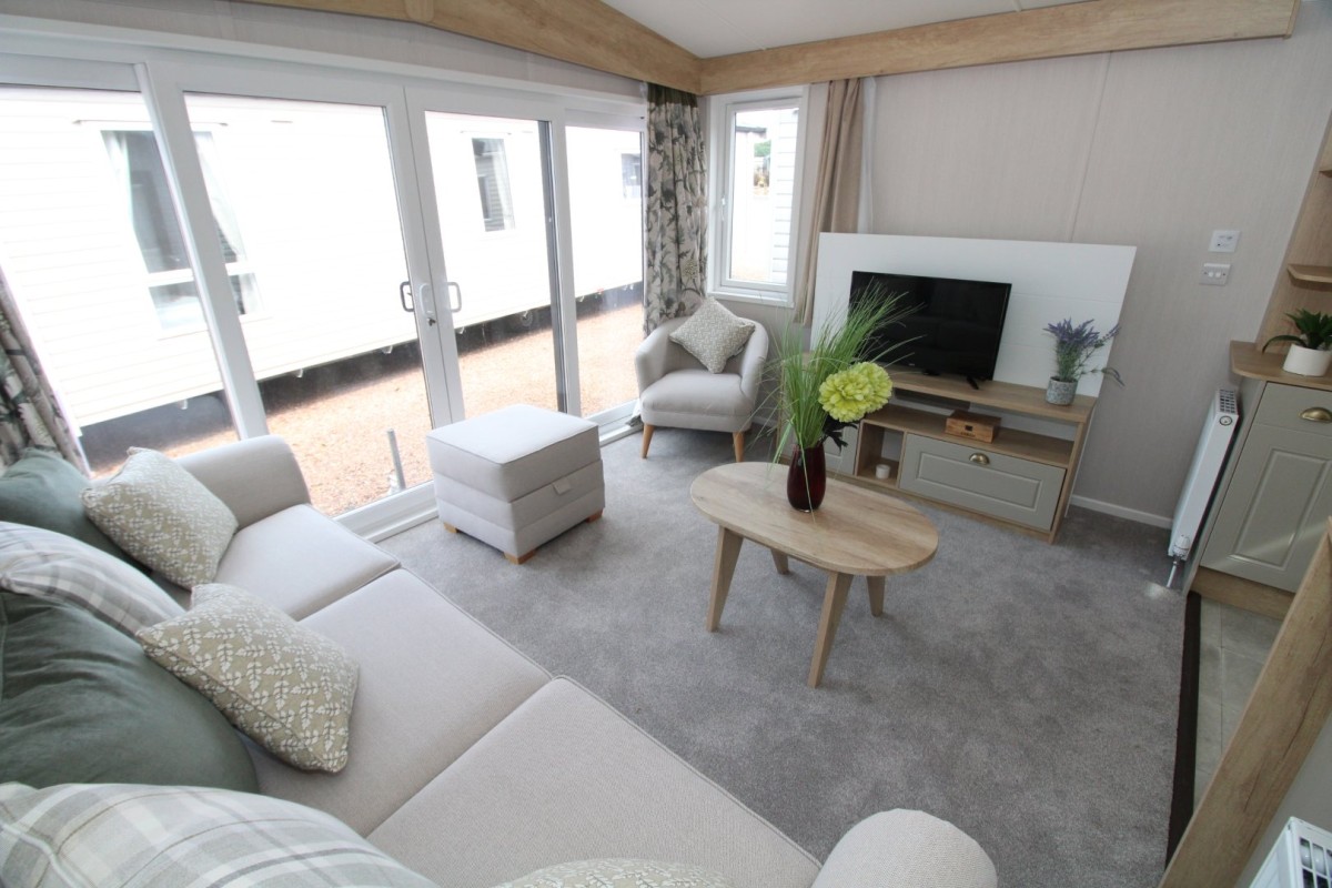 2023 Swift Moselle Lodge  lounge with front doors