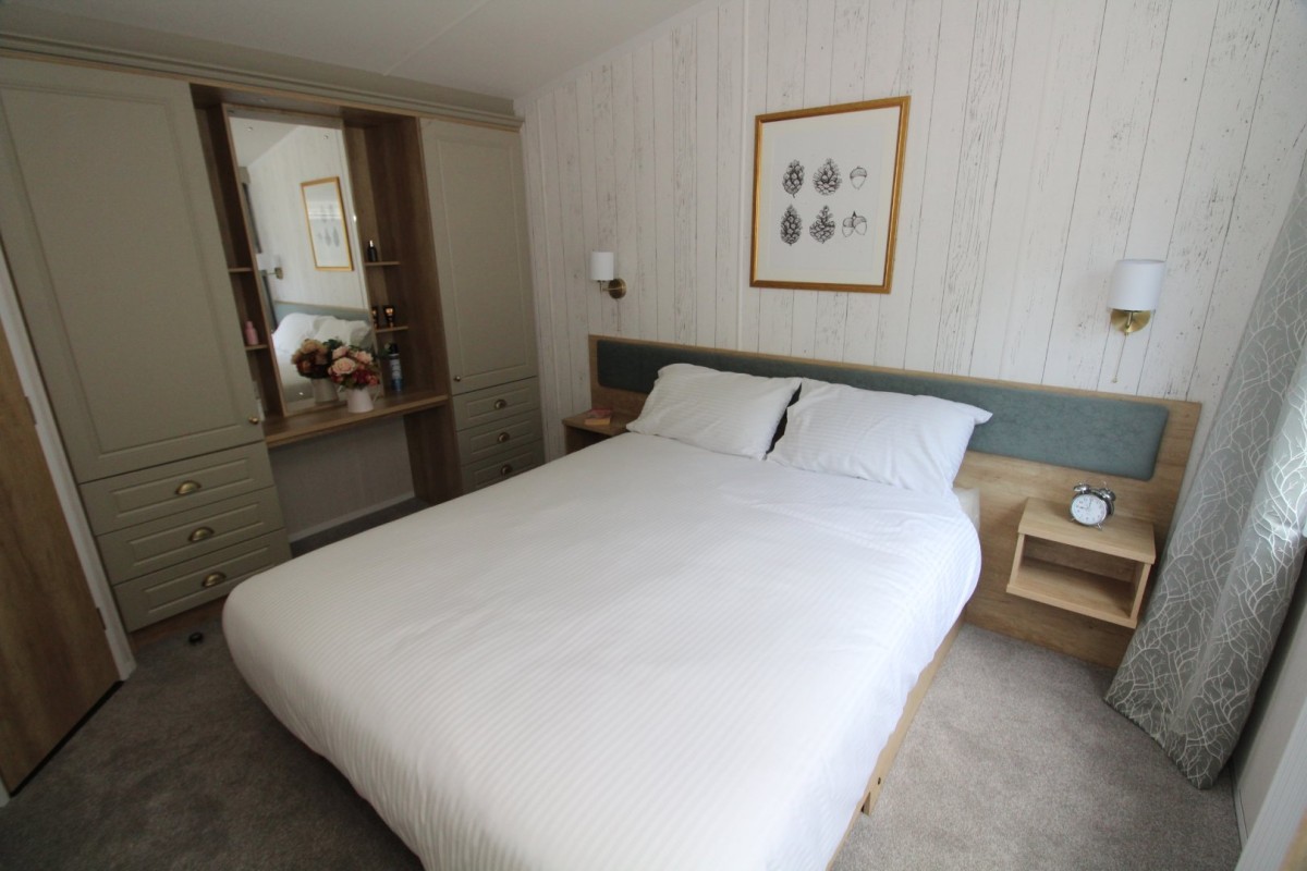2023 Swift Moselle Lodge master double bedroom
