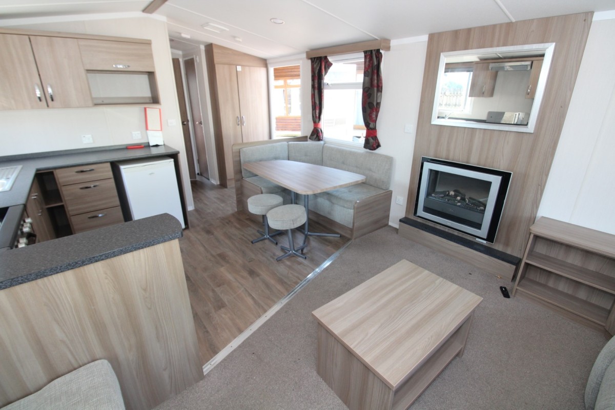 dining area in the 2016 Swift Loire