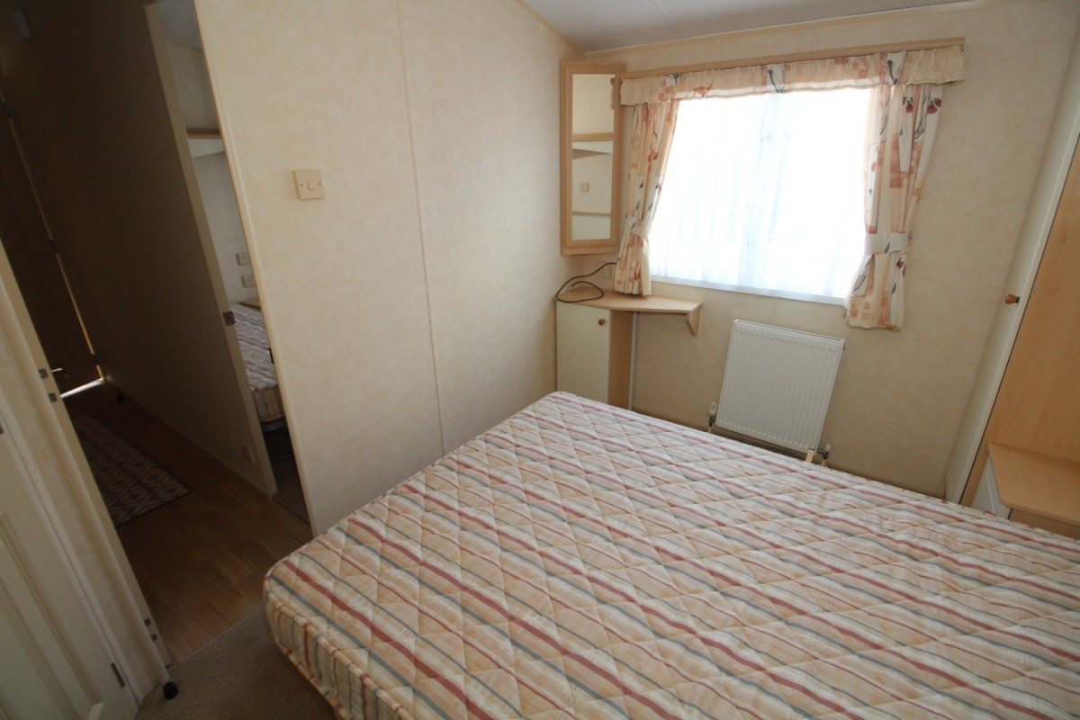 double bedroom with central heating