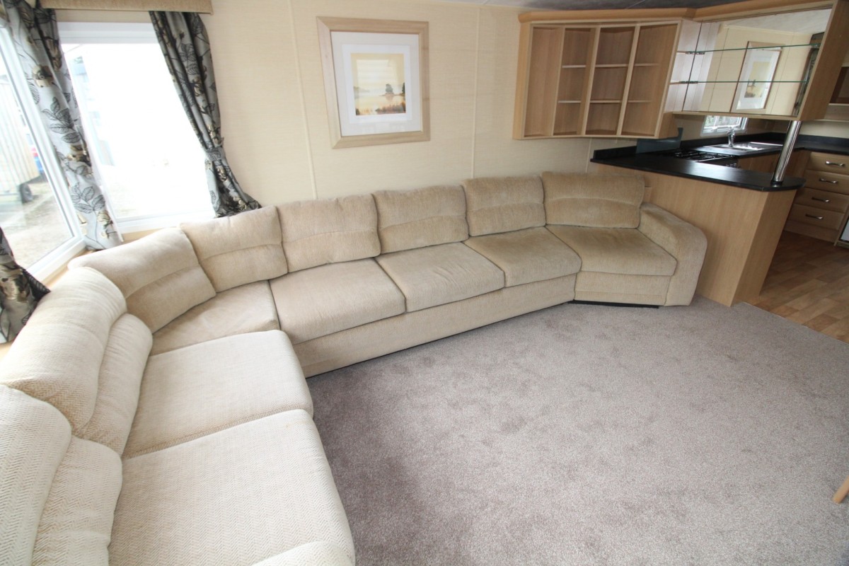 sofas in the lounge in the 2010 Willerby Granada