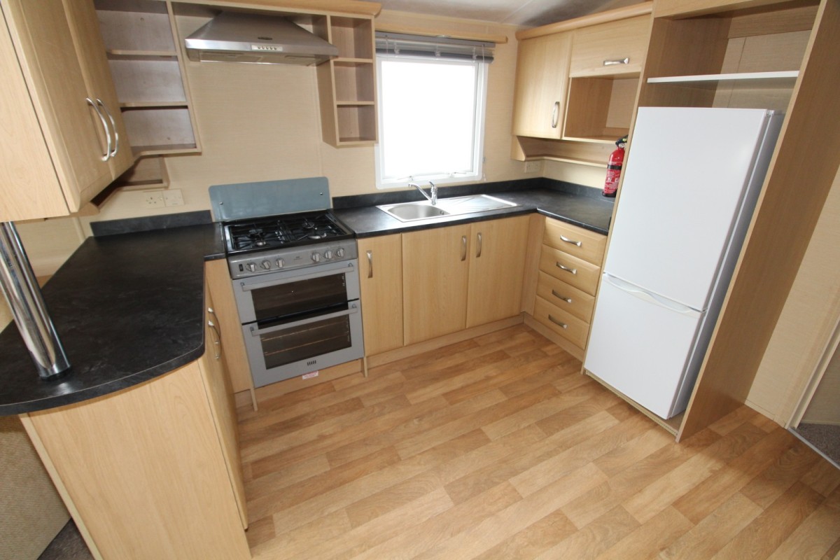 u shaped modern kitchen in the 2010 Willerby Granada