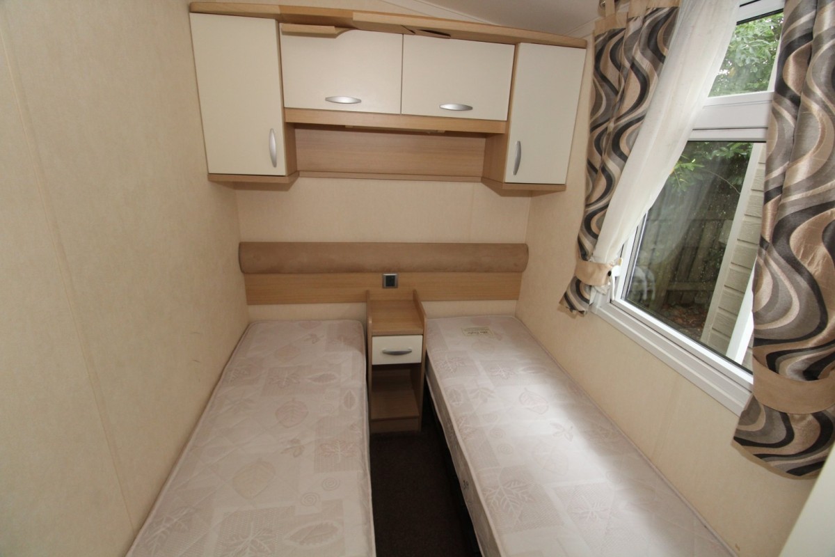 2011 Swift Moselle twin bedroom