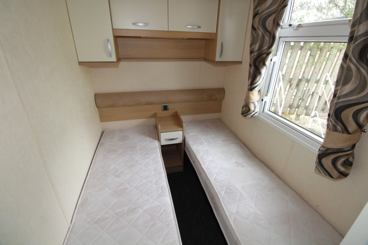 2011 Swift Moselle twin bedroom