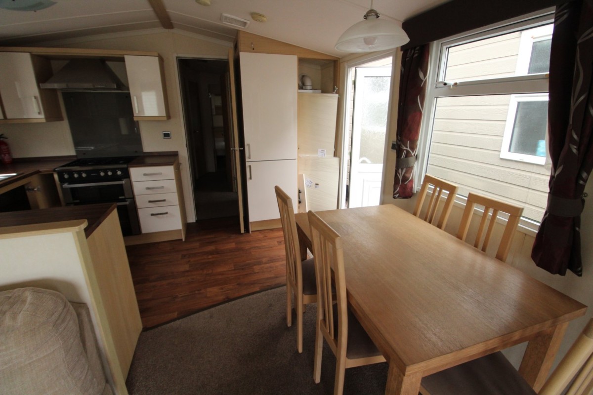 dining area in the 2011 Swift Moselle