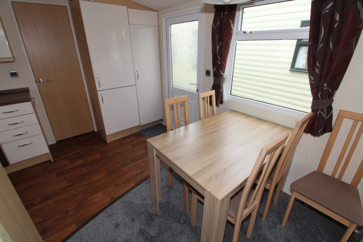 dining area in the 2011 Swift Moselle