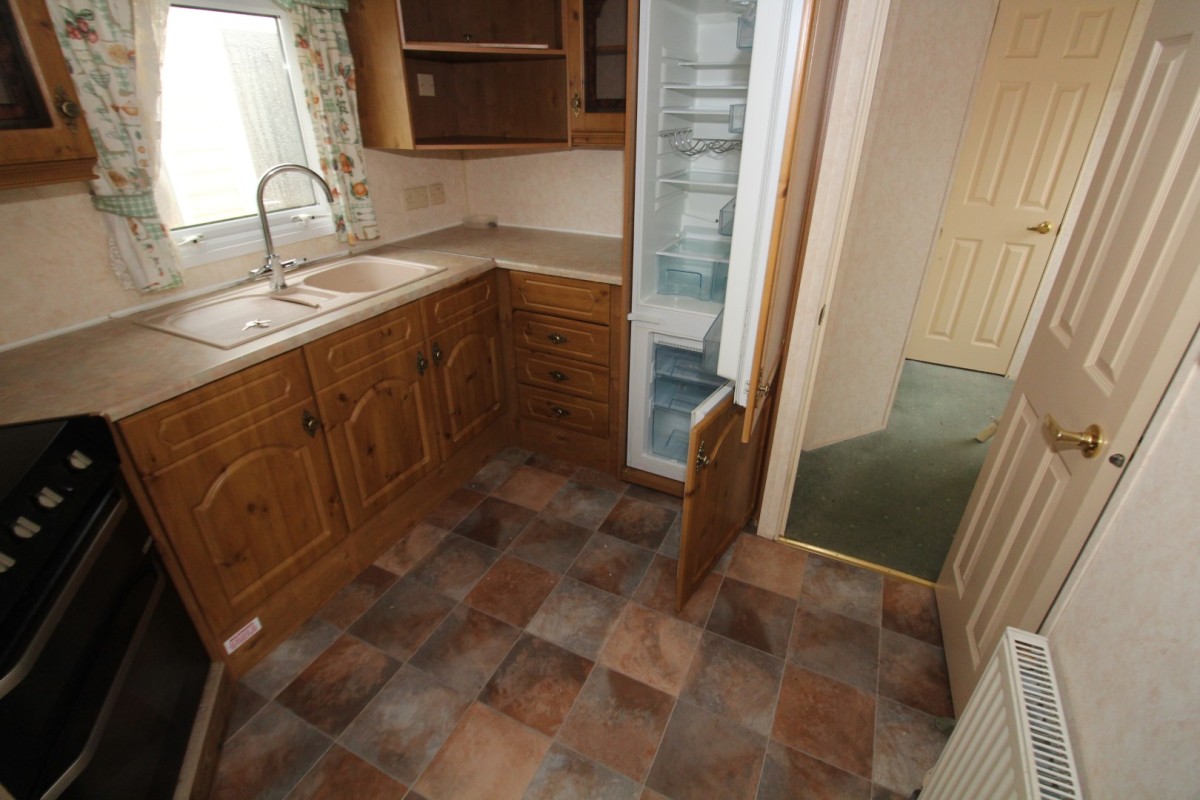 kitchen in the 2002 Willerby Manor