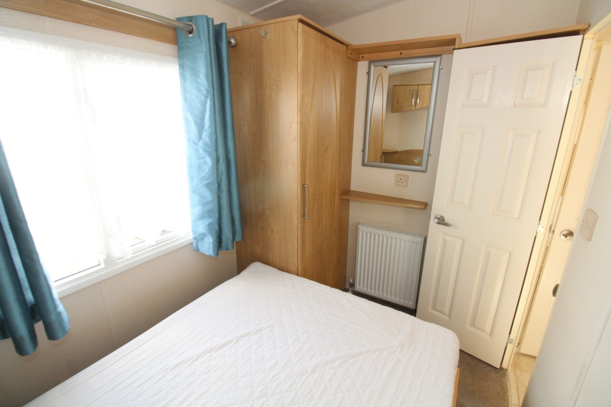 double bedroom with wardrobe in the 2008 Cosalt Sandhurst