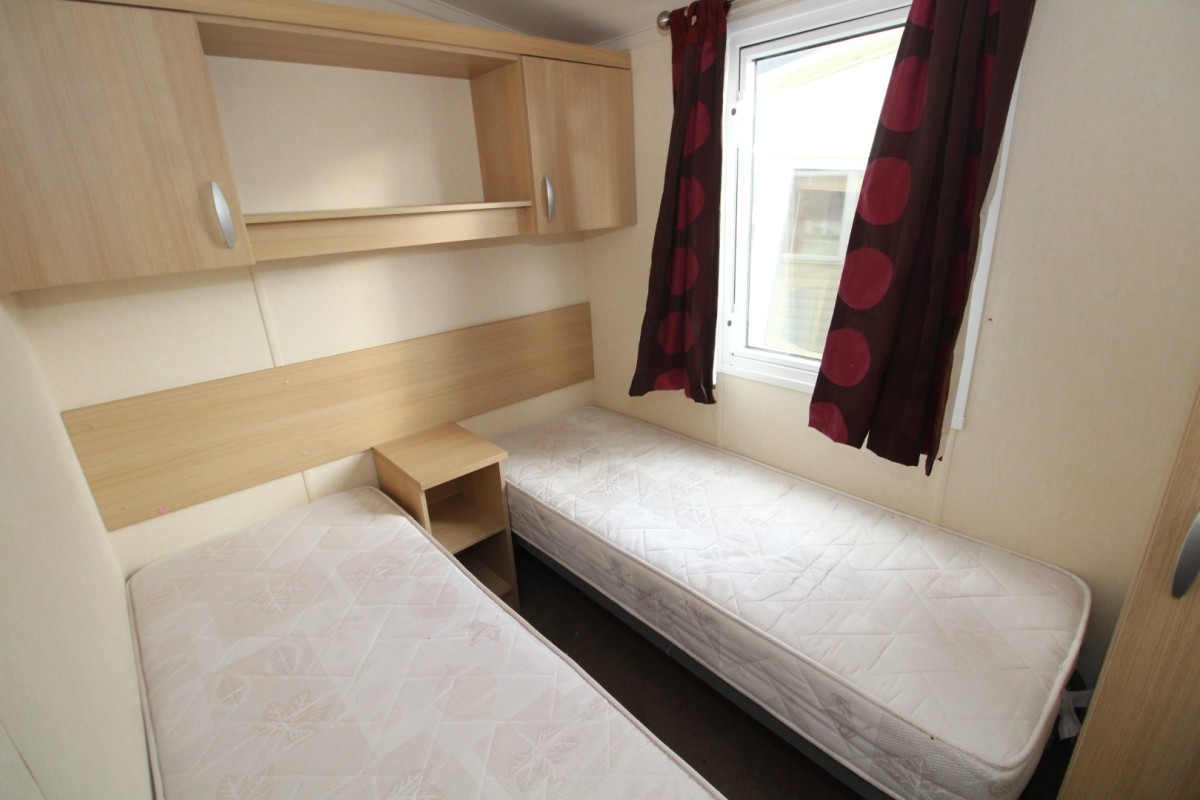 2011 Swift Burgundy twin bedroom