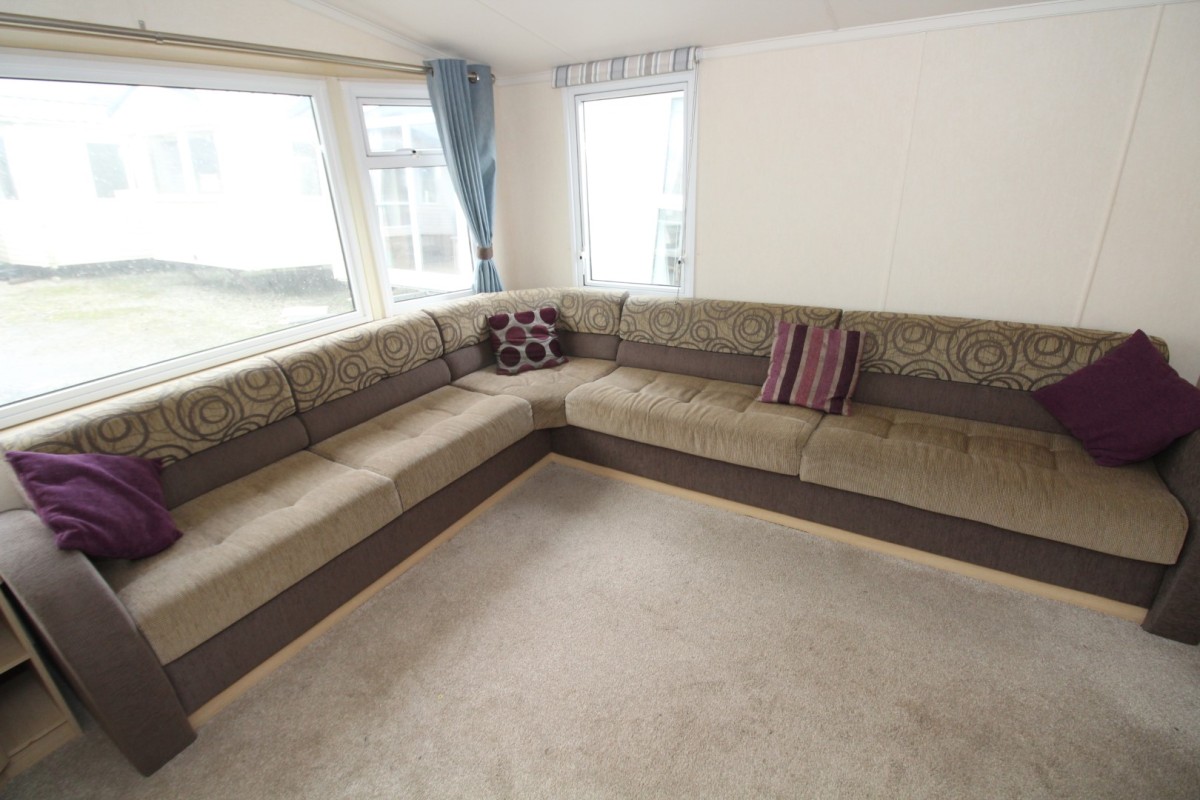 open plan living space in the 2011 Swift Burgundy