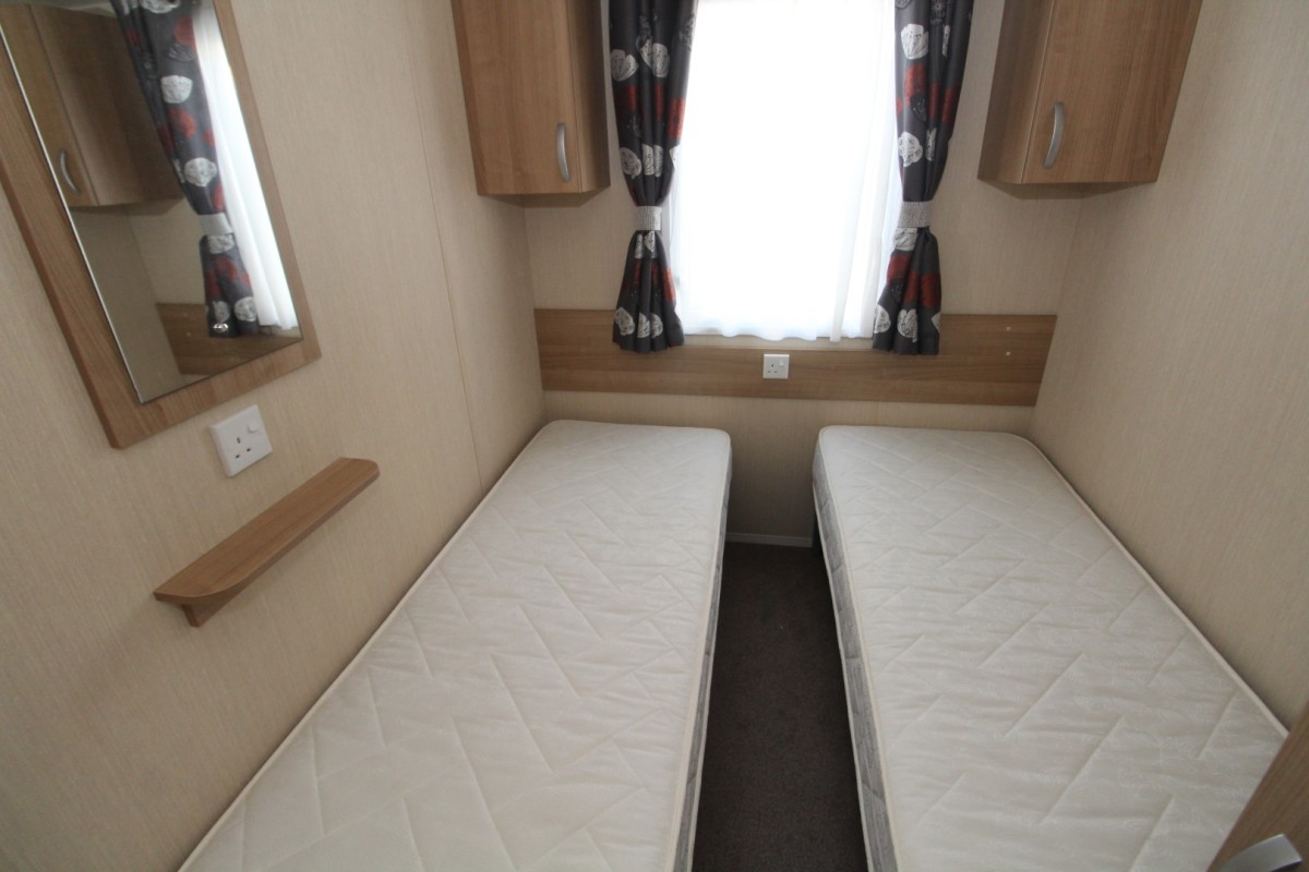 2013 Swift Burgundy twin bedroom