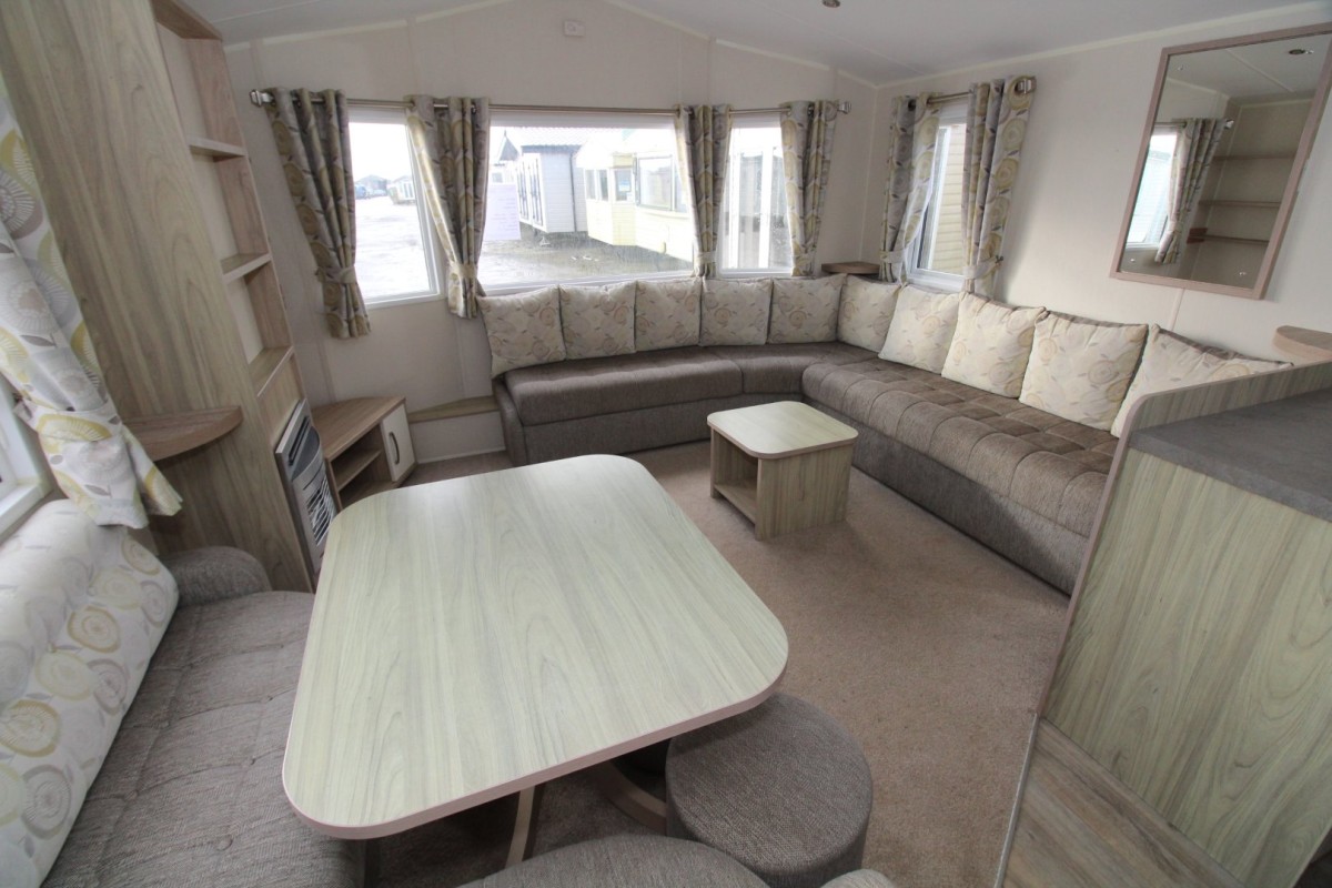 lounge and dining area in the 2017 Willerby Rio Premier