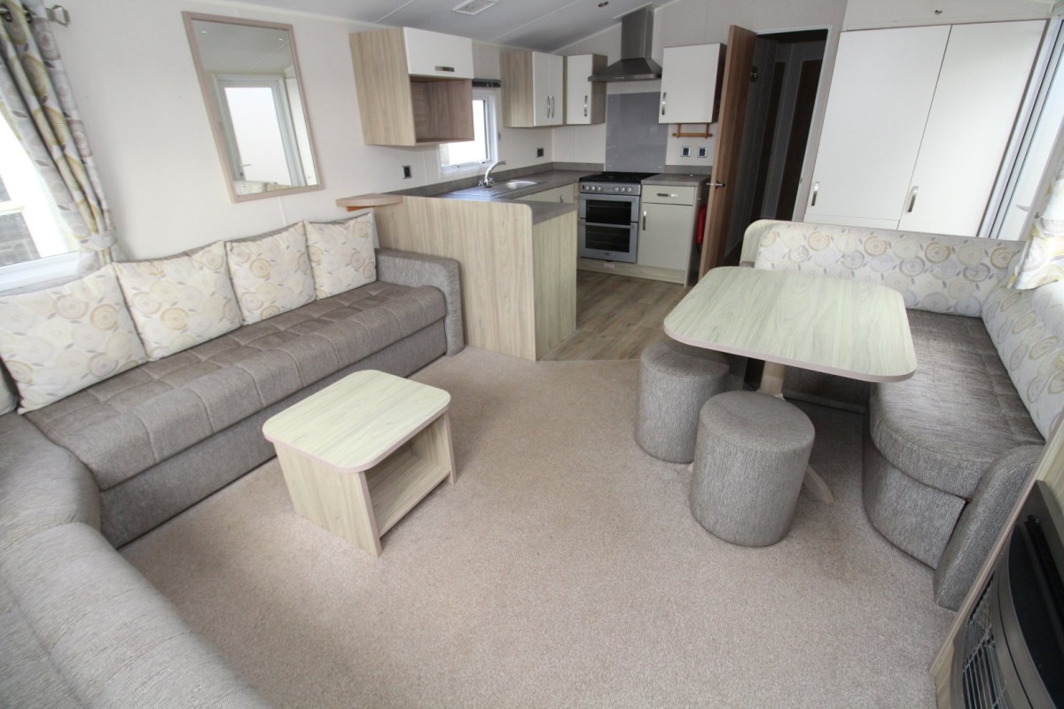 open plan living space in the 2017 Willerby Rio Premier