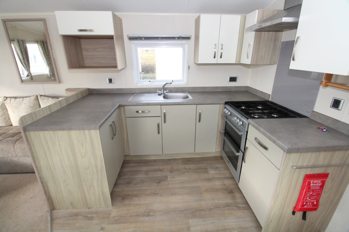 u shaped kitchen in the 2017 Willerby Rio Premier