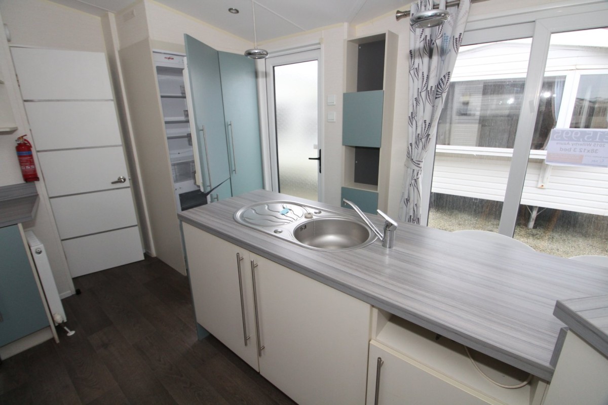 modern kitchen in the 2015 Willerby Azure