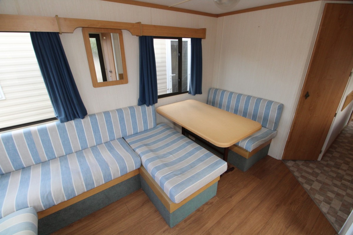 lounge to dining area in the 2000 Cosalt Torino