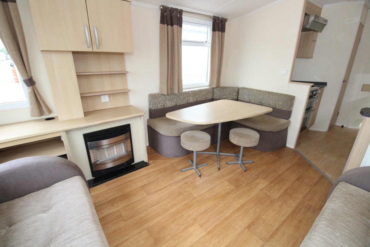 dining area and table in the 2012 Swift Burgundy