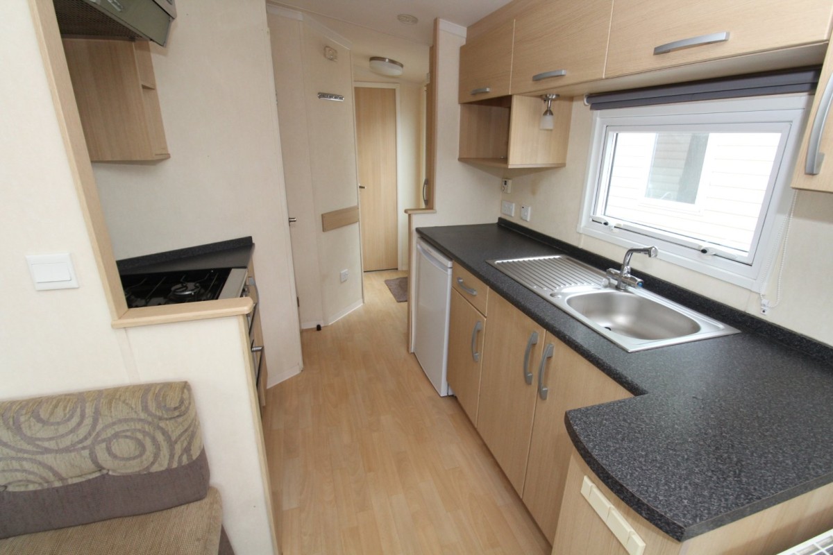 kitchen in the 2012 Swift Burgundy