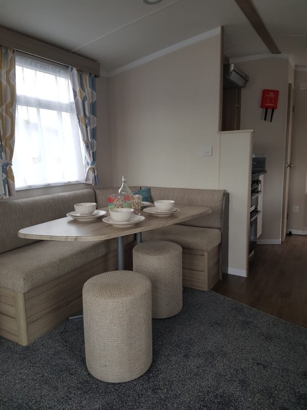 2020 Swift Loire dining area