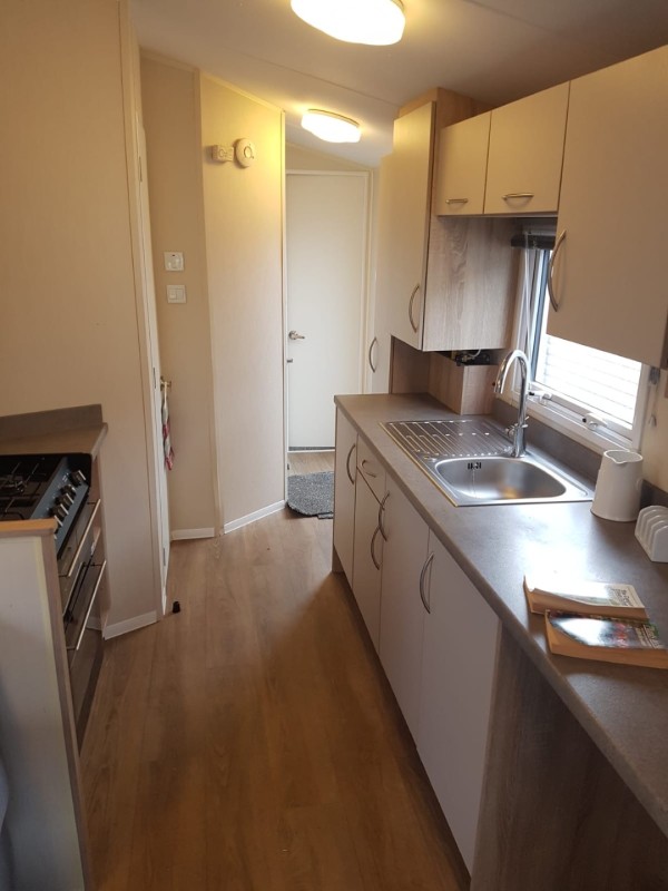 kitchen in the 2019 Willerby Rio Gold