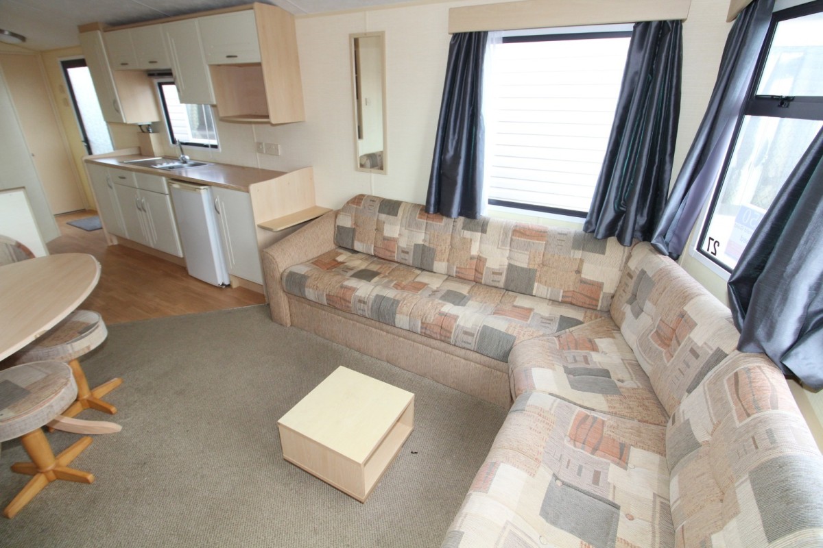 sofas in the lounge in the 2014 Willerby Herald Gold