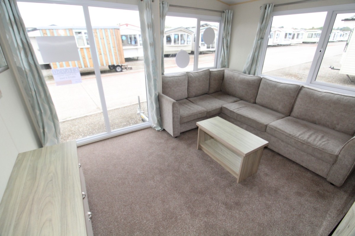 lounge with large window in the 2016 Regal Tempo 