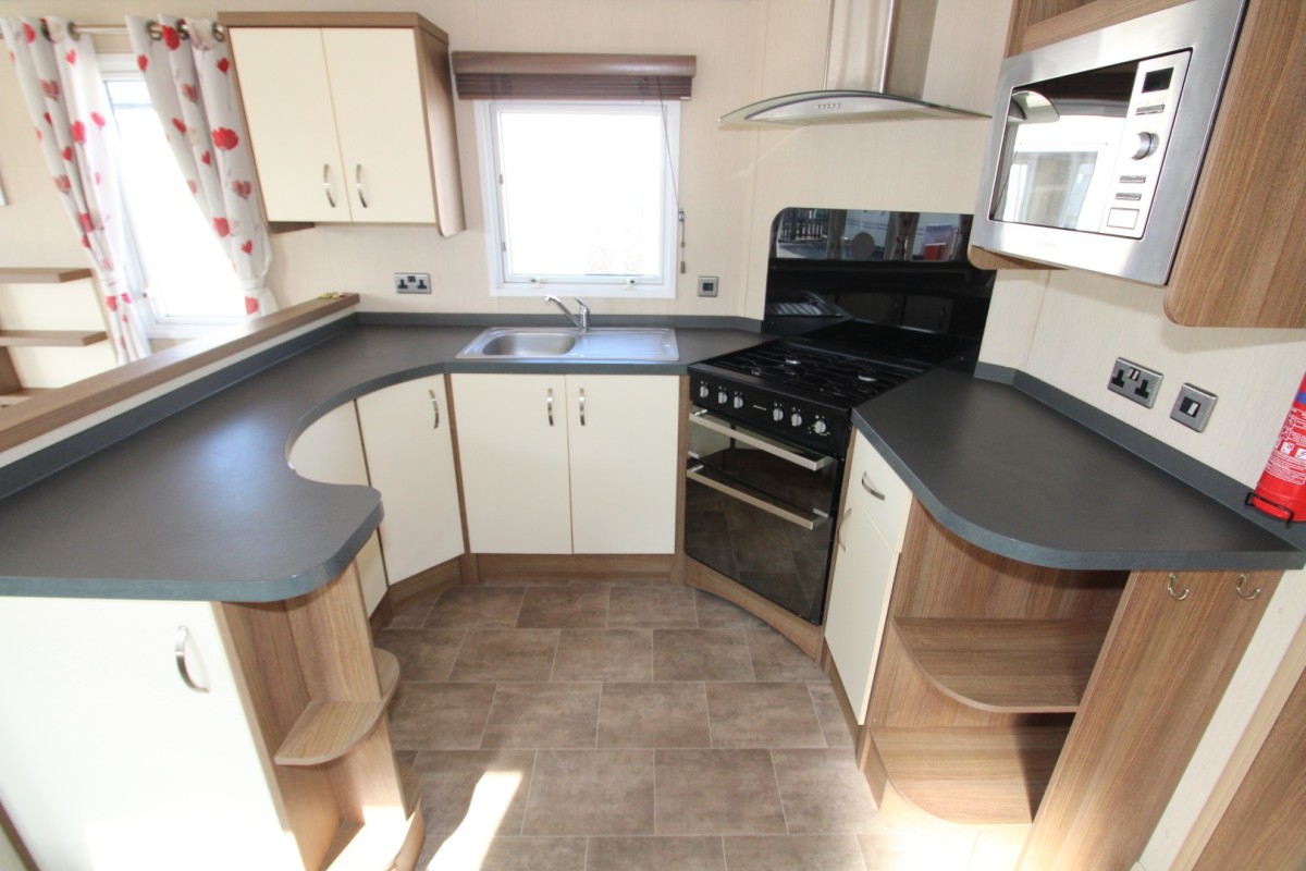 modern u shaped kitchen in the 2014 ABI Alderley
