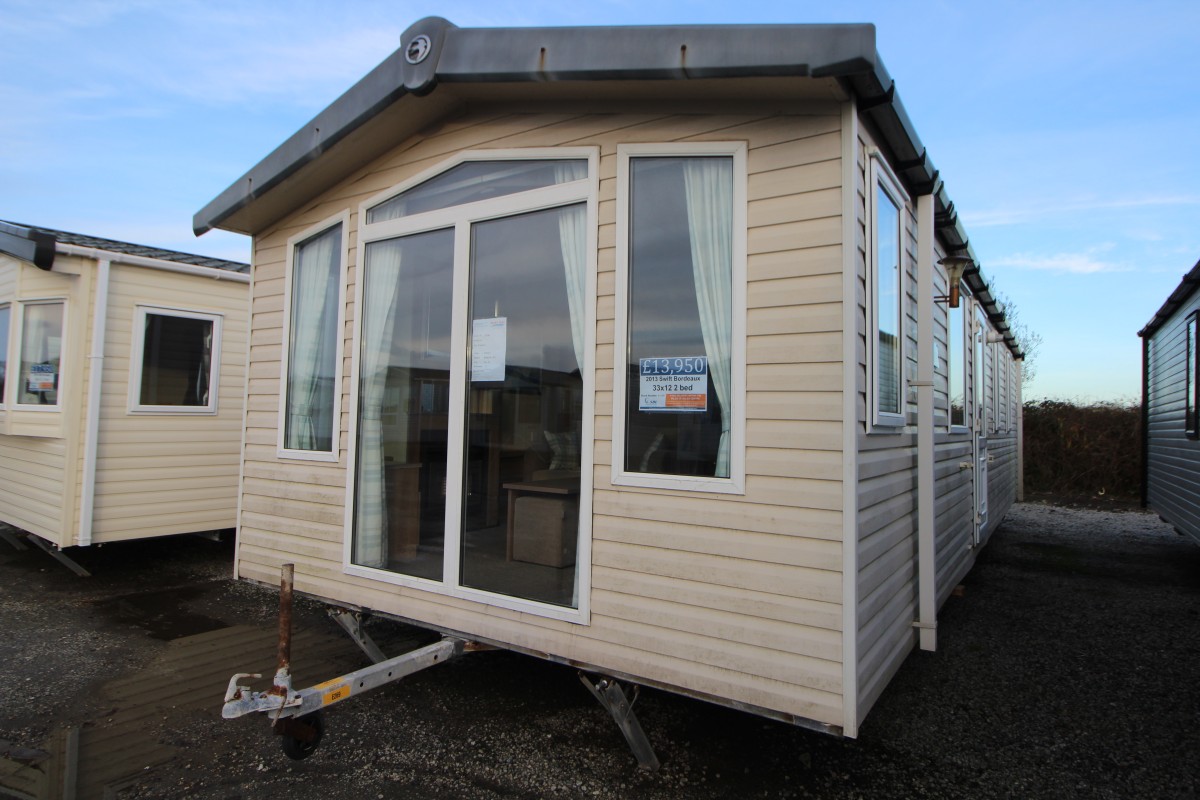2013 Swift Bordeaux pre-owned static caravan for sale off site