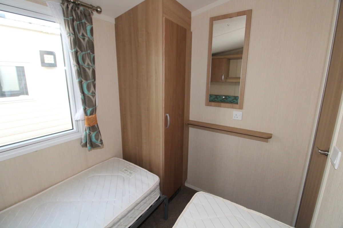 second view of twin bedroom