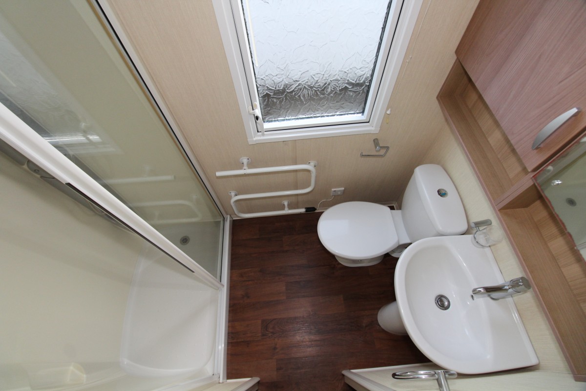 2013 Swift Bordeaux family shower room