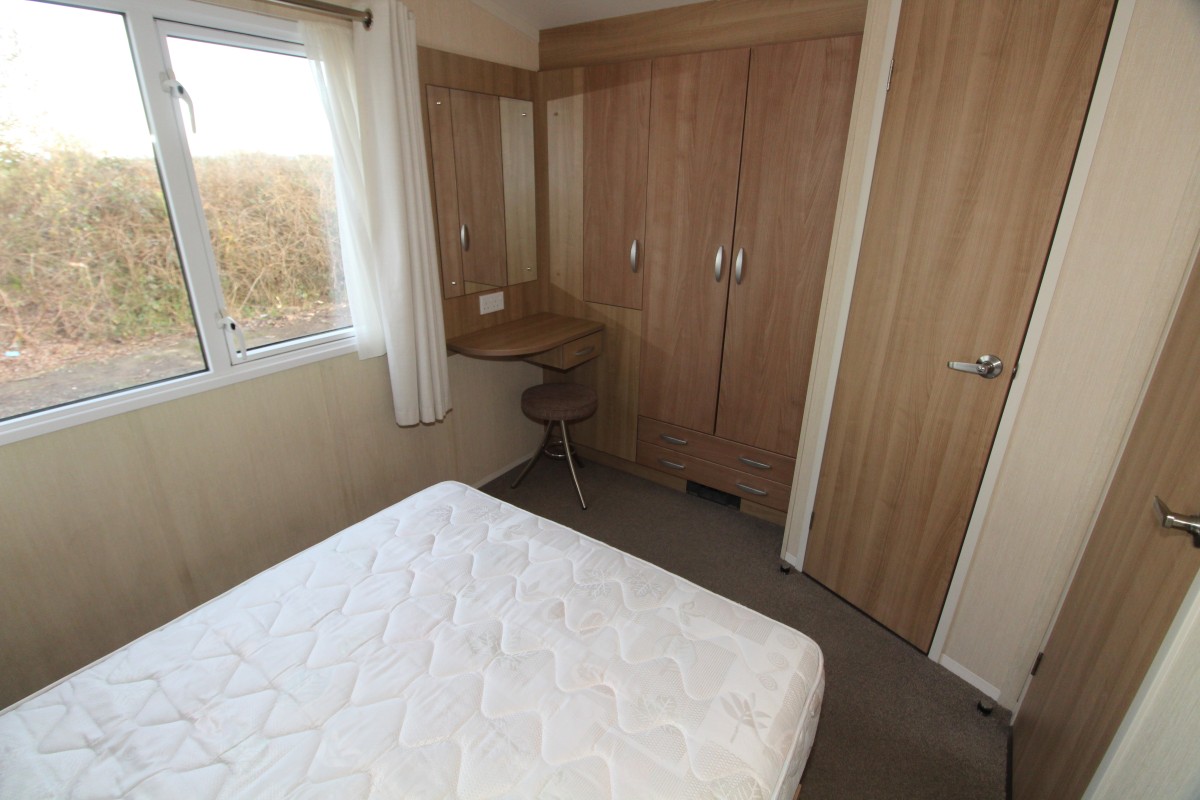 double bedroom with wardrobes in the 2013 Swift Bordeaux