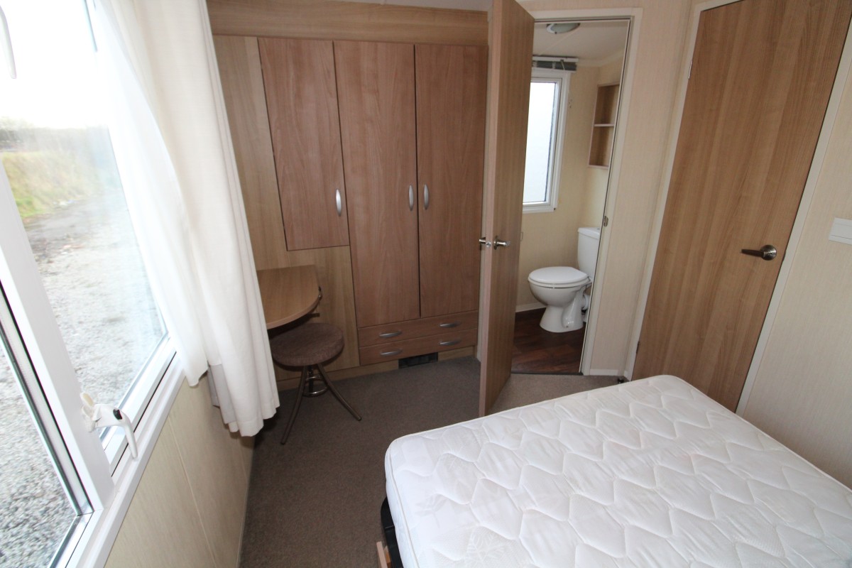 2013 Swift Bordeaux double bedroom to en-suite bathroom