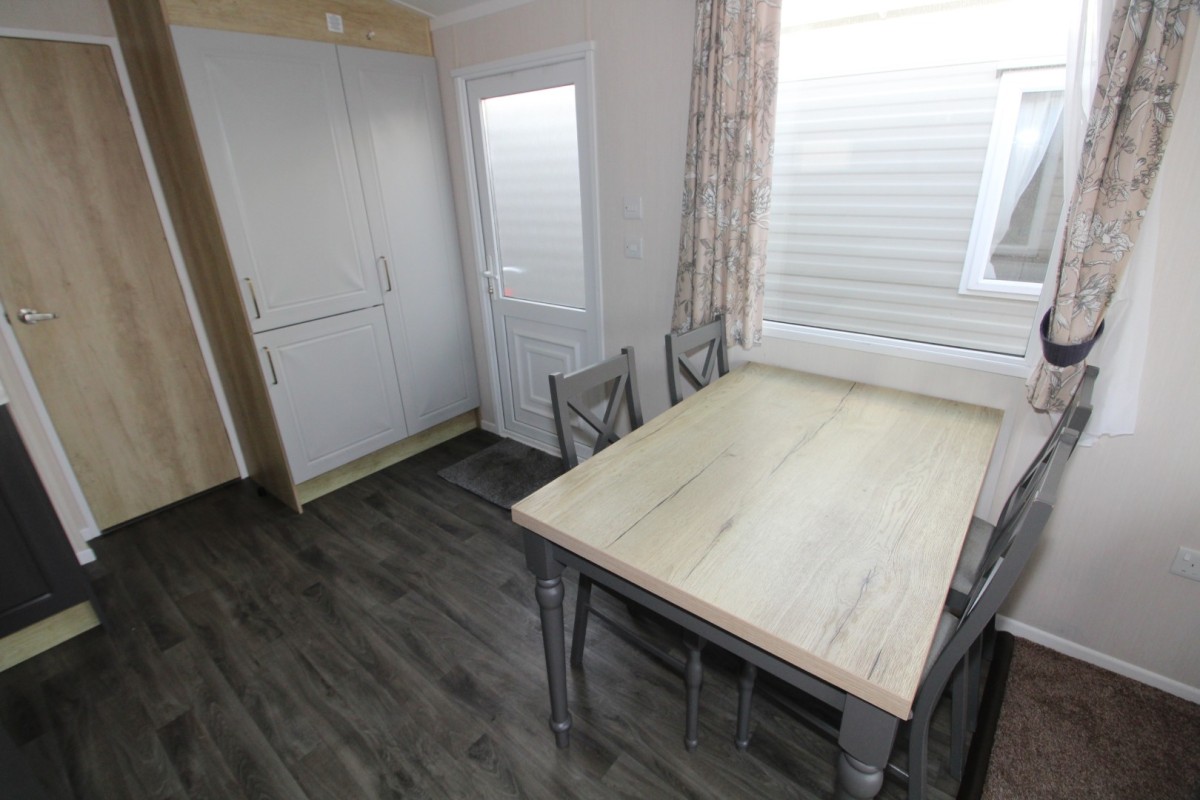 dining area in the 2018 Swift Bordeaux