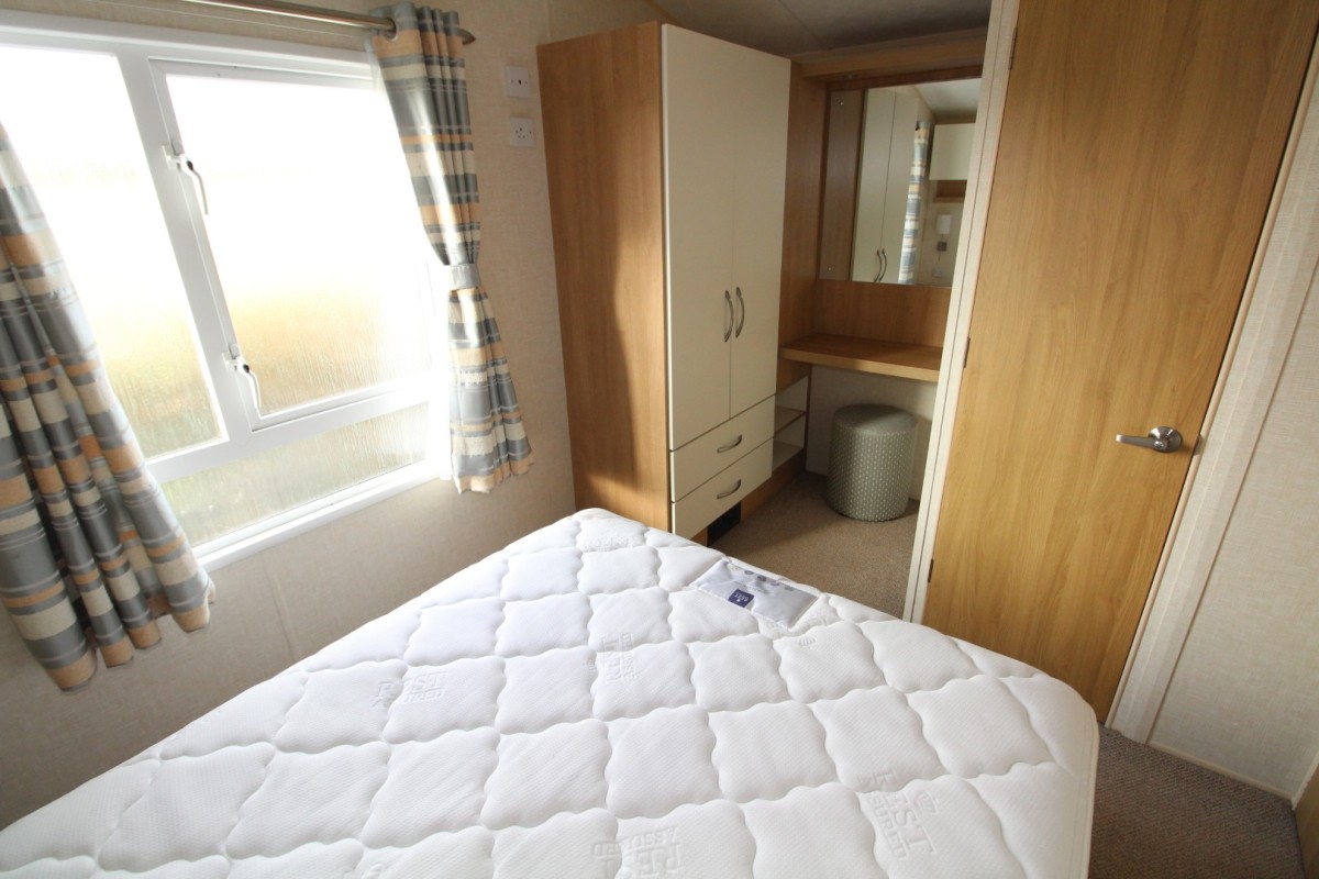 2013 Willerby Avonmore double bedroom with walk in wardrobes