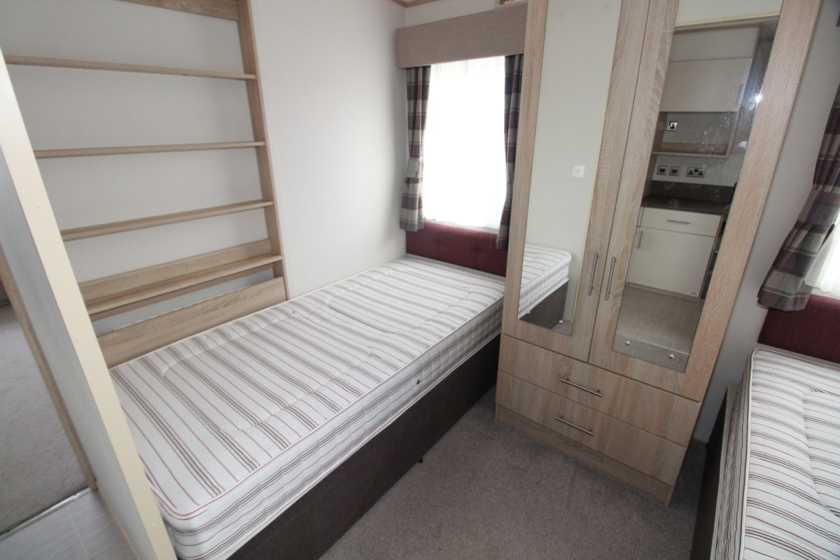 second view of twin bedroom