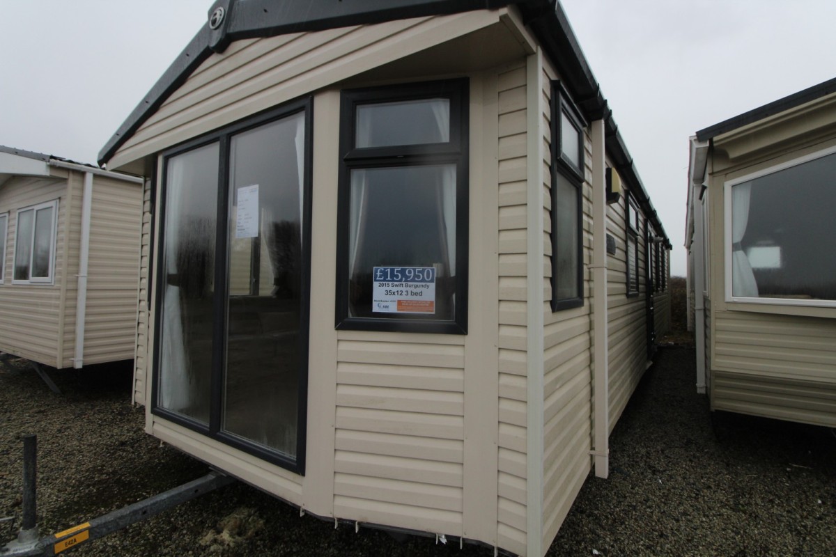 second hand static 2015 Swift Burgundy caravan for sale